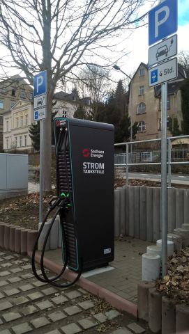 Foto der Ladeeinrichtung SachsenEnergie AG