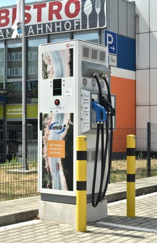 Foto der Ladeeinrichtung envia Mitteldeutsche Energie AG