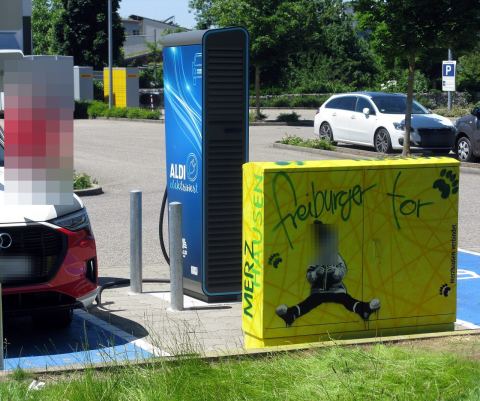 Foto der Ladeeinrichtung ALDI SÜD