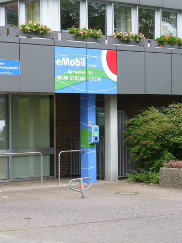 Foto der Ladeeinrichtung WSW Energie & Wasser AG