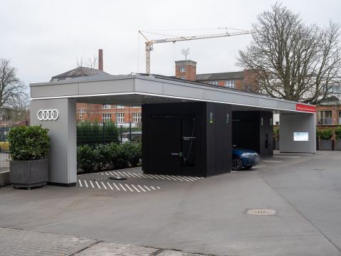 Foto der Ladeeinrichtung Audi AG, Orber Str. 4, 60386 Frankfurt am Main