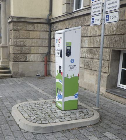 Foto der Ladeeinrichtung Eisenacher Versorgungs-Betriebe GmbH, Theaterplatz 5, 99817 Eisenach